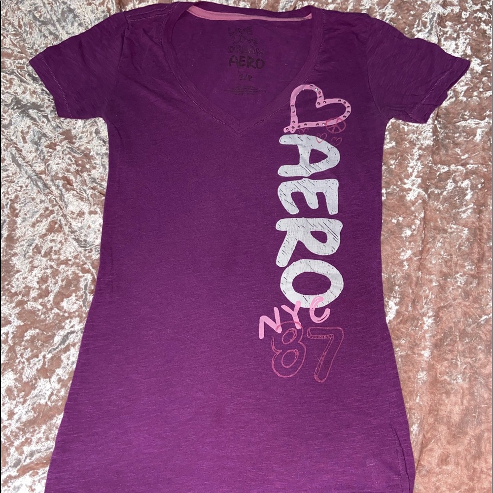 Aeropostale purple t-shirt